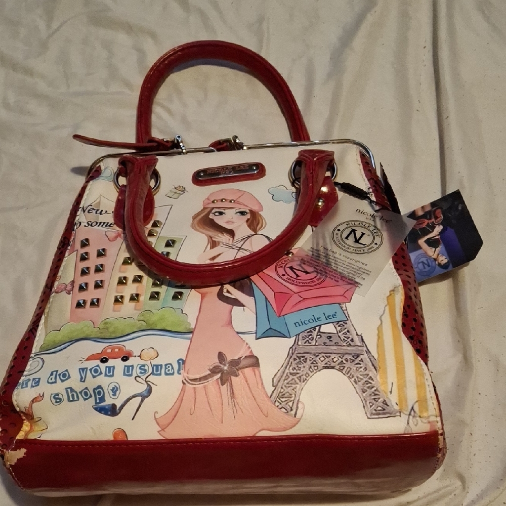 Nicole Lee Multicolor Fashion Satchel